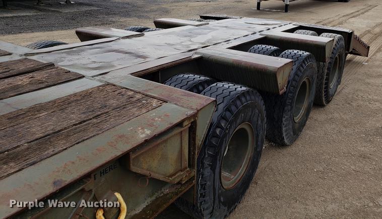 image for item DD4031 1980 Transport GTX50 lowboy equipment trailer