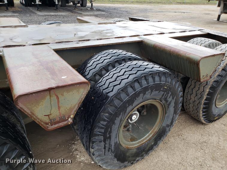 image for item DD4031 1980 Transport GTX50 lowboy equipment trailer