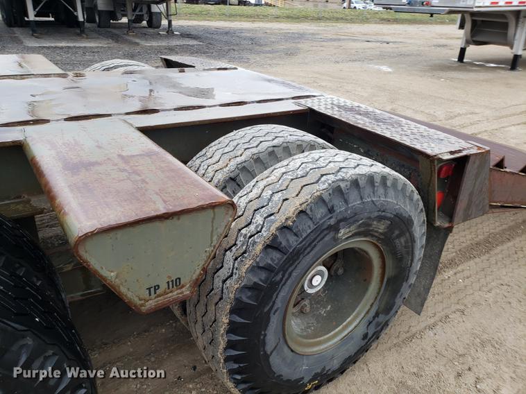 image for item DD4031 1980 Transport GTX50 lowboy equipment trailer