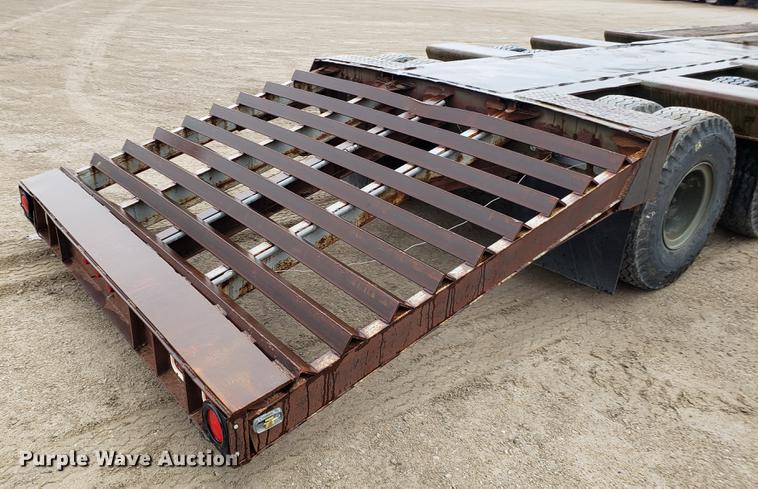 image for item DD4031 1980 Transport GTX50 lowboy equipment trailer