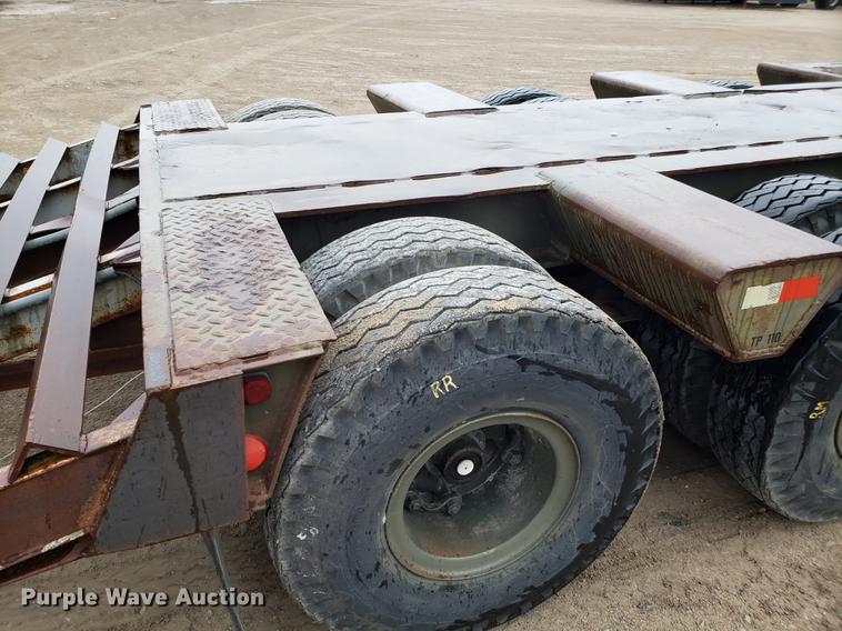 image for item DD4031 1980 Transport GTX50 lowboy equipment trailer