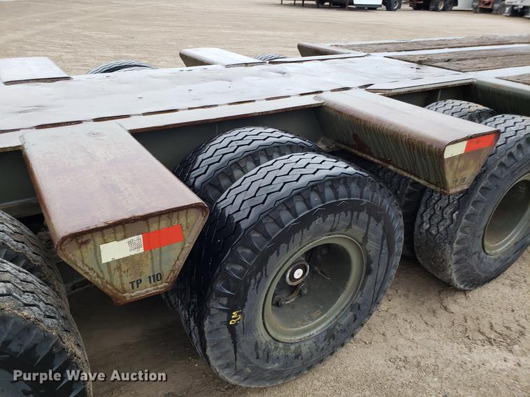image for item DD4031 1980 Transport GTX50 lowboy equipment trailer