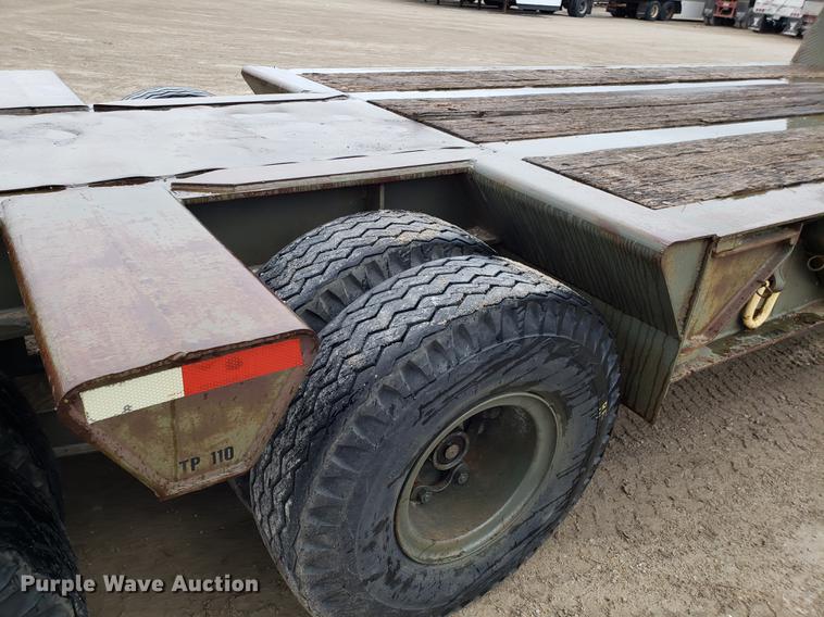 image for item DD4031 1980 Transport GTX50 lowboy equipment trailer