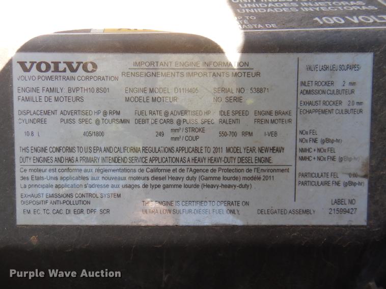 image for item DE8546 2012 Volvo VNM62T200 semi truck