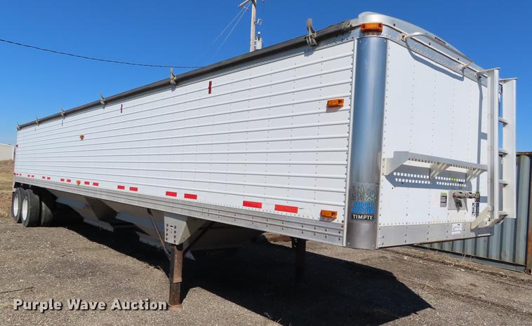 image for item DF7678 2005 Timpte double hopper bottom grain trailer