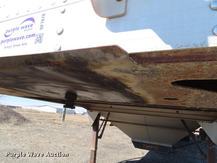 image for item DF7678 2005 Timpte double hopper bottom grain trailer