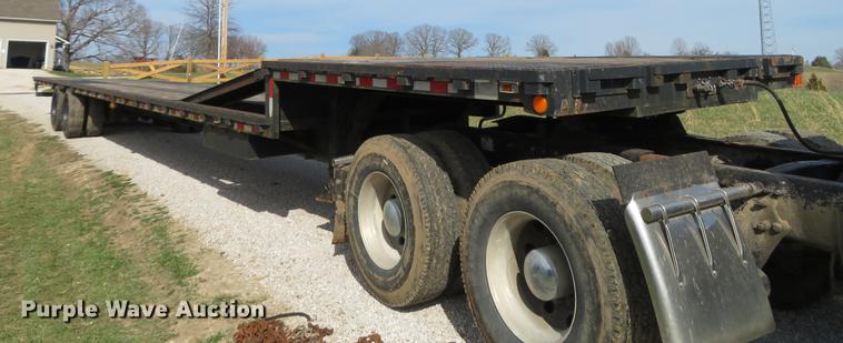 image for item DG3942 2001 Tarasport drop deck equipment trailer