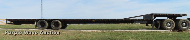 image for item DG3942 2001 Tarasport drop deck equipment trailer