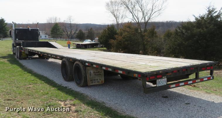 image for item DG3942 2001 Tarasport drop deck equipment trailer