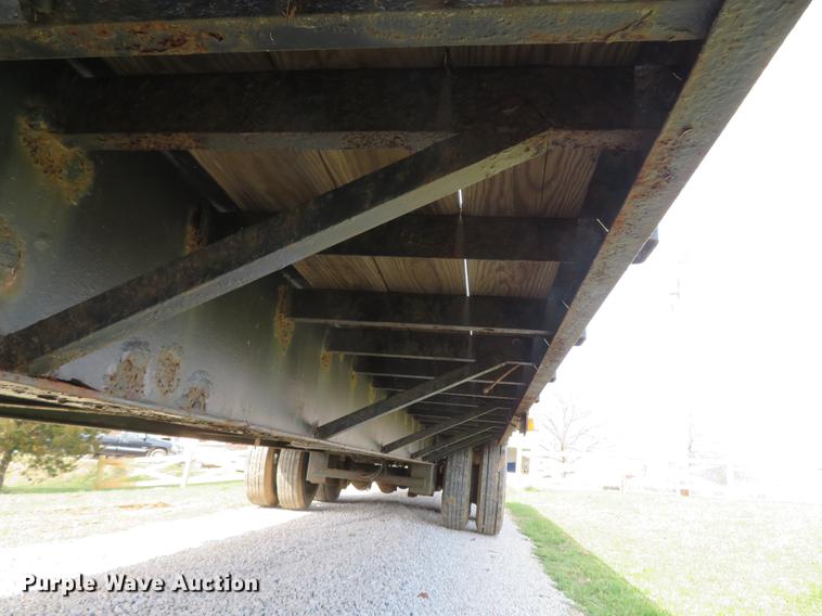 image for item DG3942 2001 Tarasport drop deck equipment trailer