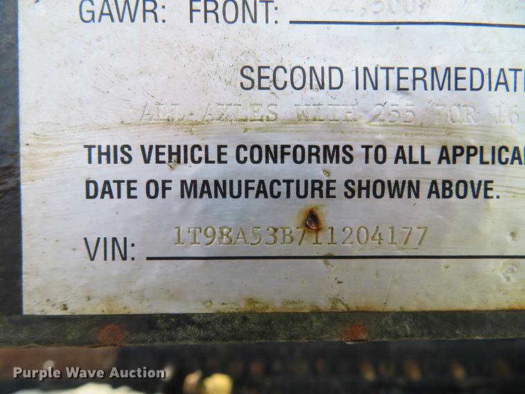 image for item DG3942 2001 Tarasport drop deck equipment trailer