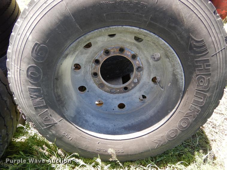 (8) 11R22.5 tires and wheels in Chico, TX Item DK9805 sold Purple Wave