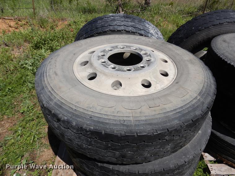 image for item DK9805 (8) 11R22.5 tires and wheels