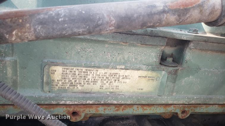 image for item EN9876 2004 Freightliner Century Class ST120 semi truck