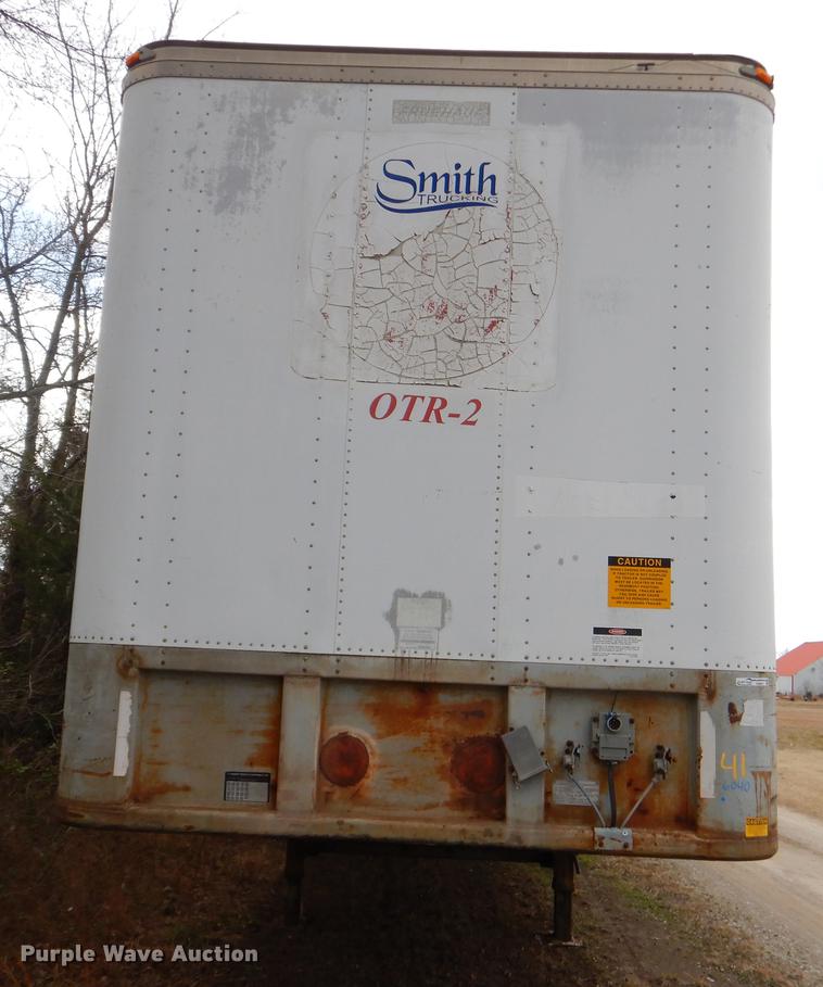 image for item FQ9677 1992 Fruehauf dry van trailer