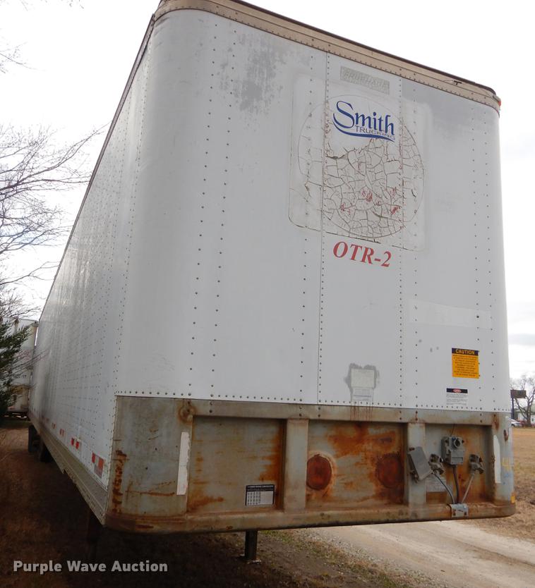 image for item FQ9677 1992 Fruehauf dry van trailer