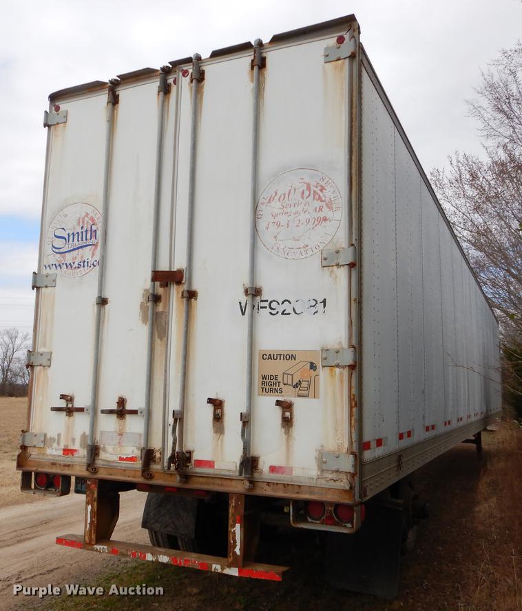 image for item FQ9677 1992 Fruehauf dry van trailer