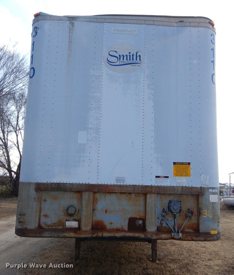 image for item FQ9682 1991 Fruehauf dry van trailer