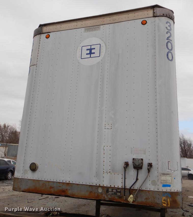 image for item FQ9693 1992 Lufkin TFY1PSY dry van trailer