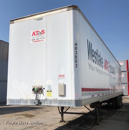 image for item G1674 1998 Stoughton dry van trailer