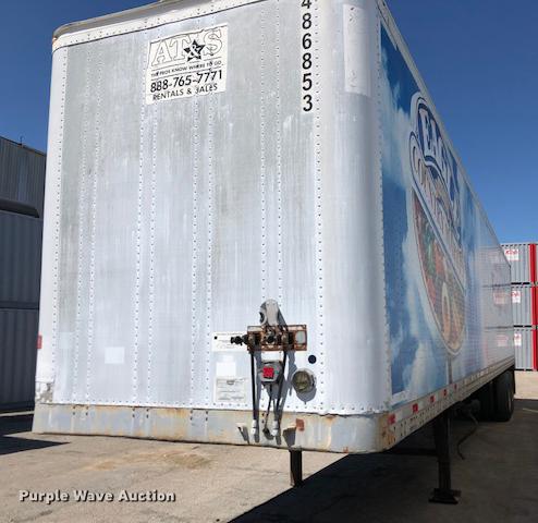 image for item G1675 1992 Wabash dry van trailer