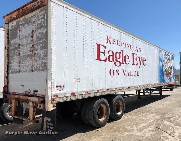 image for item G1675 1992 Wabash dry van trailer