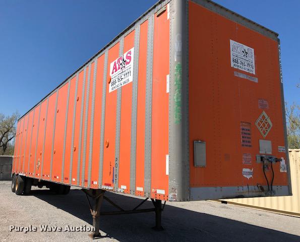 image for item G1676 1996 Wabash dry van trailer