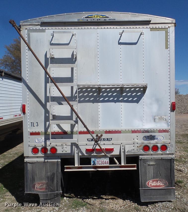 image for item L5746 1994 Wilson DWH-40053 double hopper bottom grain trailer