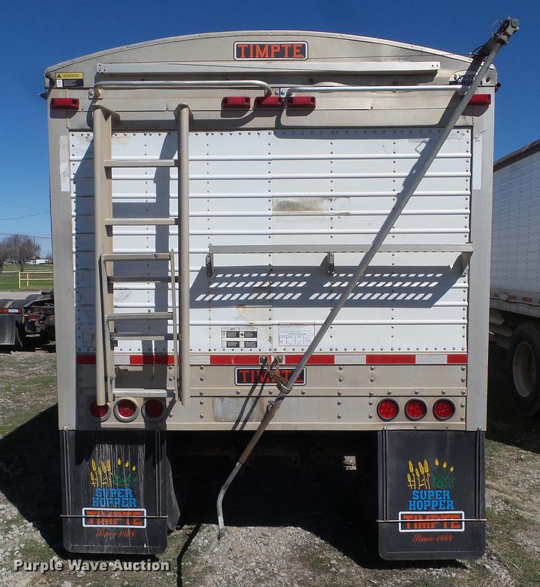 image for item L5747 2006 Timpte double hopper bottom grain trailer