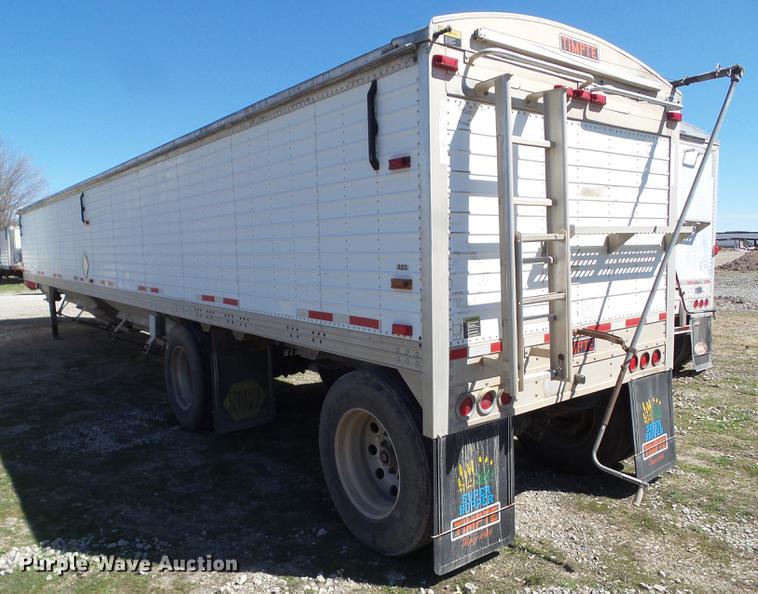 image for item L5747 2006 Timpte double hopper bottom grain trailer