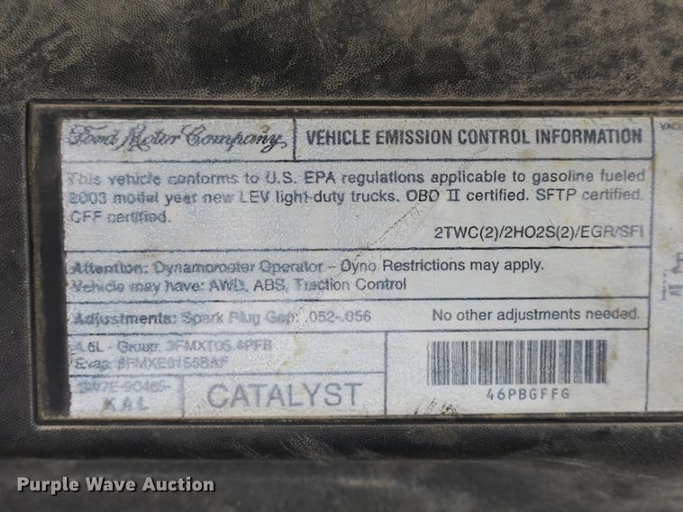 image for item DB8826 2003 Ford F150 SuperCab pickup truck