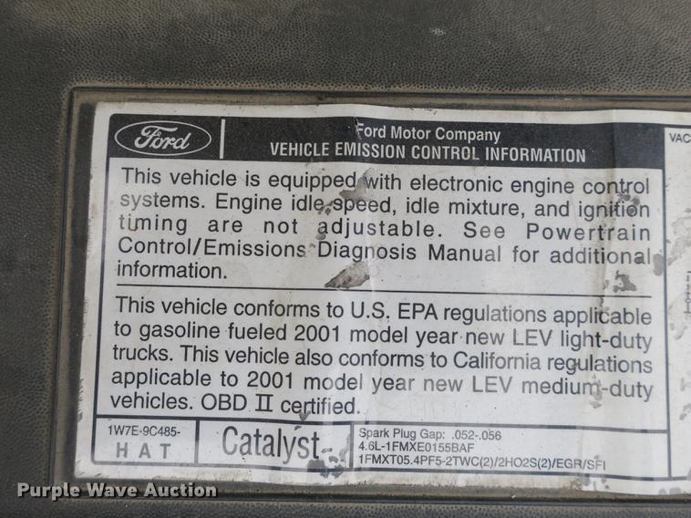 image for item DB8828 2001 Ford F150 SuperCab pickup truck