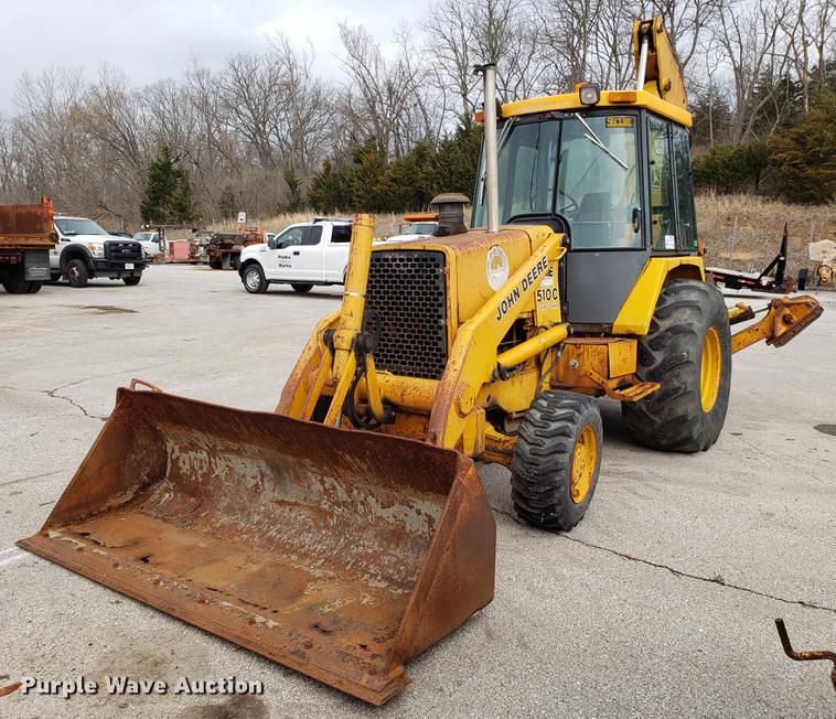 image for item DD4046 1991 John Deere 510C backhoe