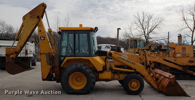 image for item DD4046 1991 John Deere 510C backhoe