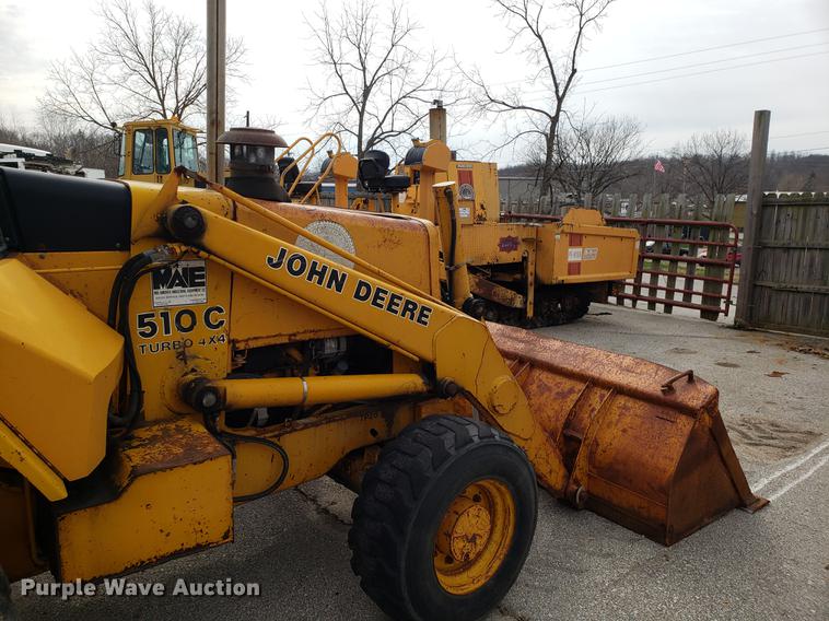 image for item DD4046 1991 John Deere 510C backhoe