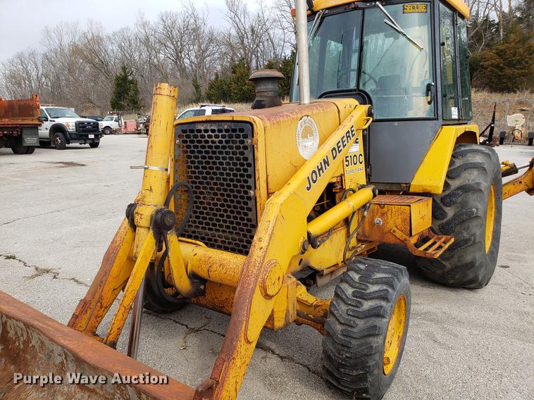 image for item DD4046 1991 John Deere 510C backhoe