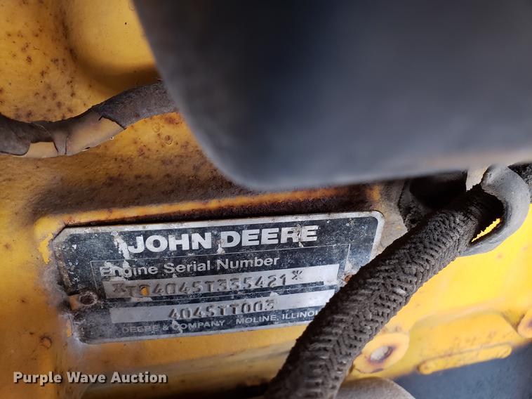 image for item DD4046 1991 John Deere 510C backhoe