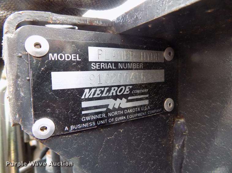 image for item DE1113 Melroe Bobcat cold planer