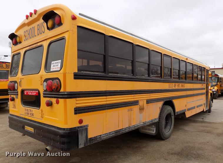 image for item DE1155 2001 Freightliner FS65 Blue Bird school bus