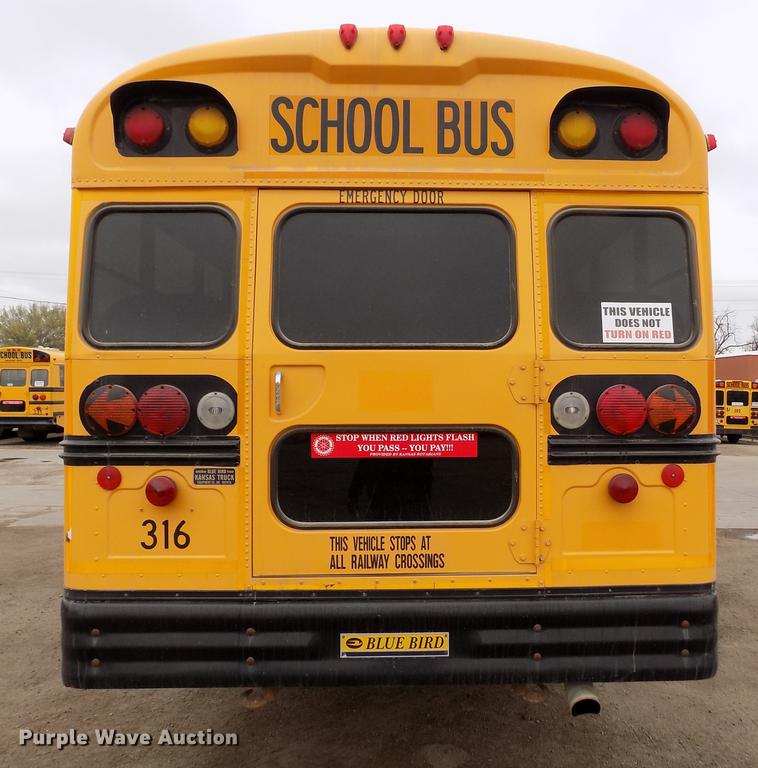 image for item DE1155 2001 Freightliner FS65 Blue Bird school bus