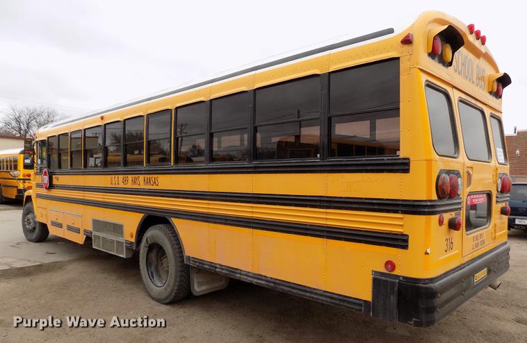 image for item DE1155 2001 Freightliner FS65 Blue Bird school bus