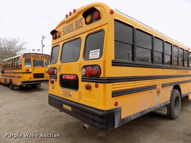 image for item DE1155 2001 Freightliner FS65 Blue Bird school bus