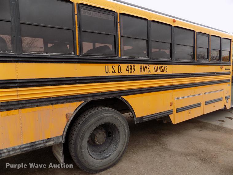 image for item DE1155 2001 Freightliner FS65 Blue Bird school bus