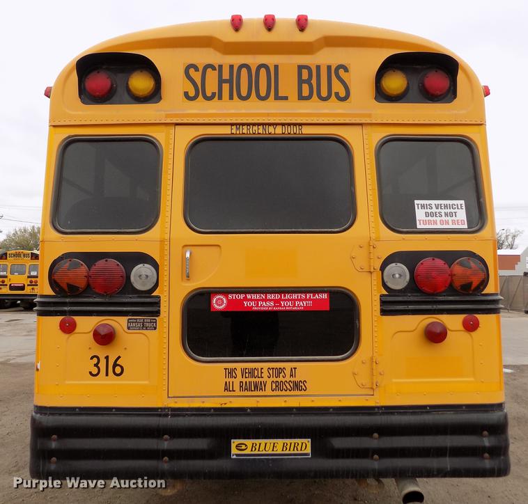 image for item DE1155 2001 Freightliner FS65 Blue Bird school bus