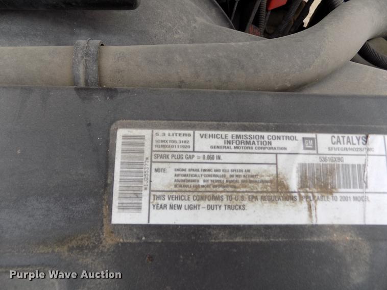 image for item DE1159 2001 Chevrolet Suburban C1500 SUV