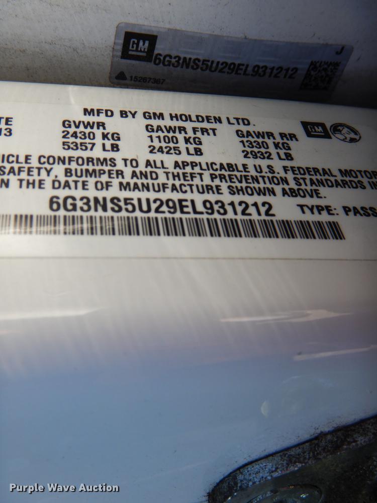 image for item DE8293 2014 Chevrolet Caprice Police