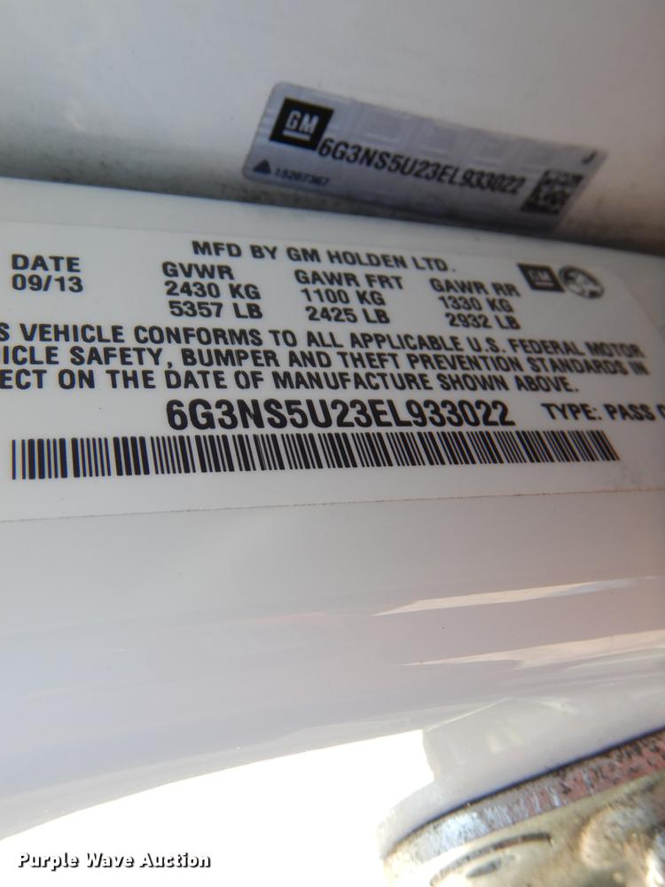 image for item DE8296 2014 Chevrolet Caprice Police