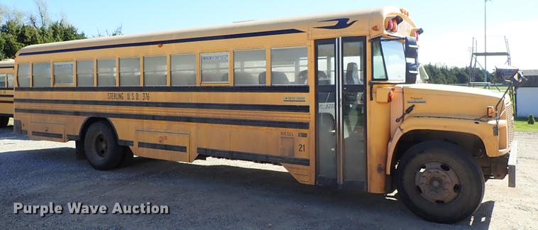 image for item DF1119 1996 GMC B7 Blue Bird school bus