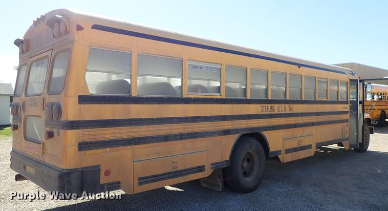 image for item DF1119 1996 GMC B7 Blue Bird school bus