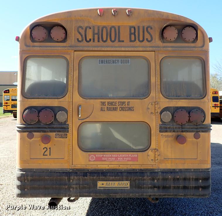 image for item DF1119 1996 GMC B7 Blue Bird school bus